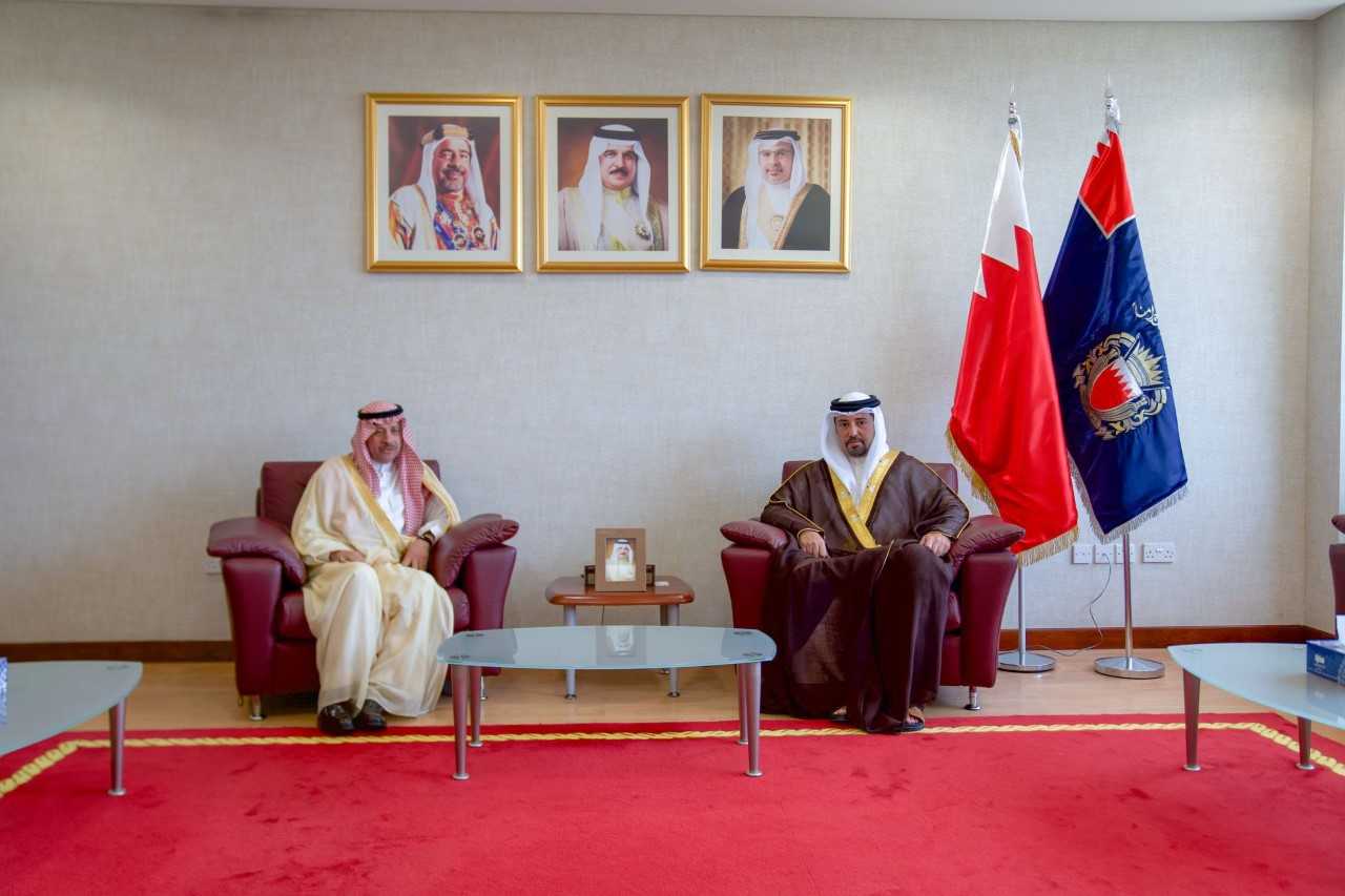 رئيس الجمارك يستقبل سفير المملكة العربية السعودية بمناسبة تعيينه<